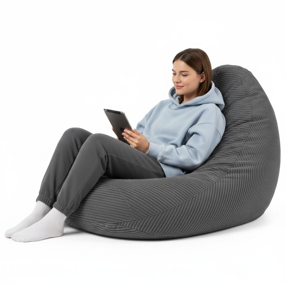 Sitzsack Flumpster Dune XXL, anthrazit