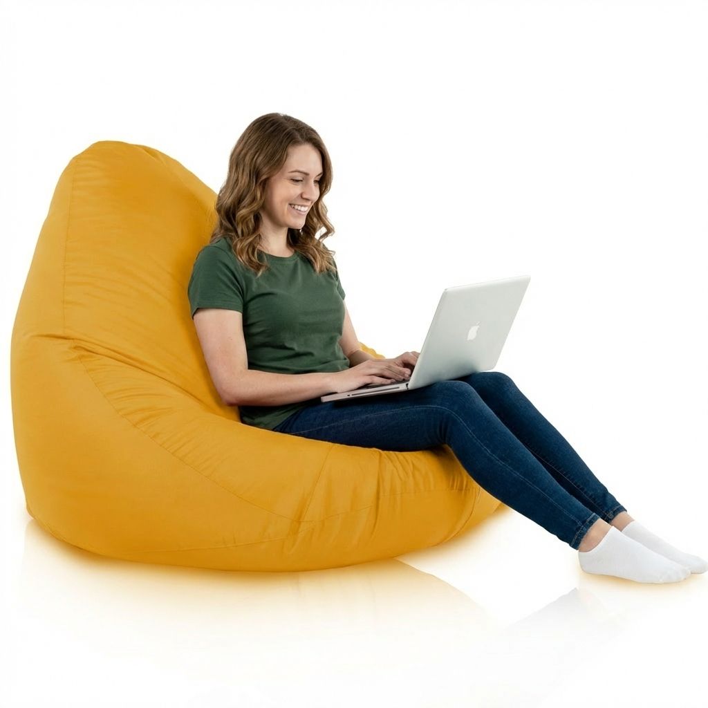 Sitzsack Flumpster Breeze XXL, gelb