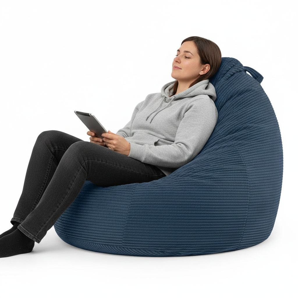 Sitzsack Flumpy Dune XXL, dunkelblau