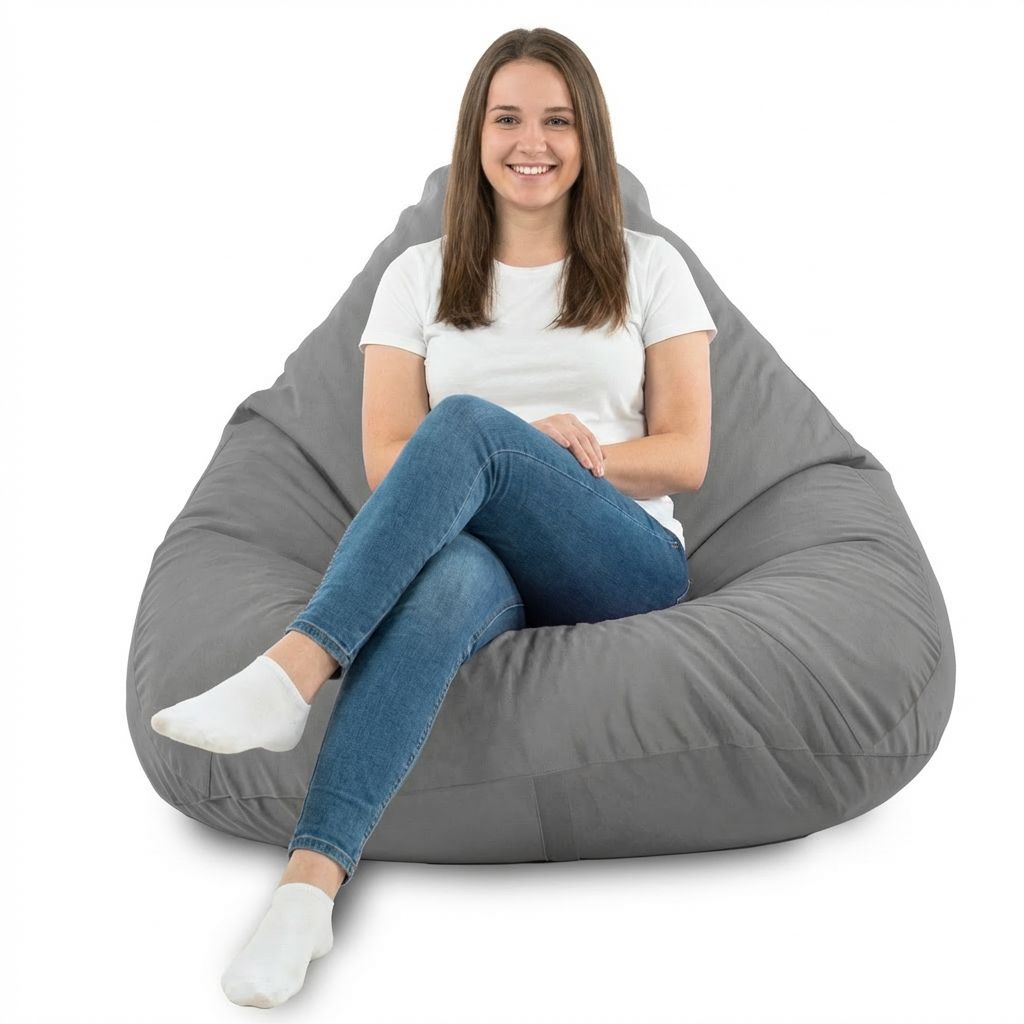 Sitzsack Flumpster Cloud XXL, grau