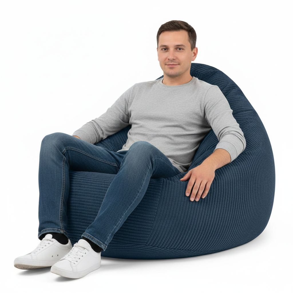 Sitzsack Flumpy Dune XXL, dunkelblau